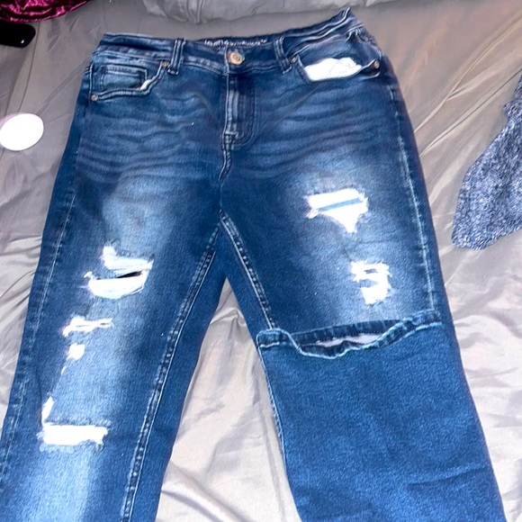medium wash size 8 jeans - Picture 1 of 3